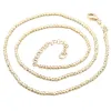 Zlacený náhrdelník broušený - stříbro 925 N2500503-0493-SLX