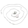 Dámský náhrdelník stříbro 925 zirkon srdcem N2000920-0871-SLX