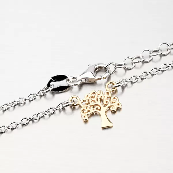 Stříbrný náhrdelník se stromem života N1502489-0331-SLX