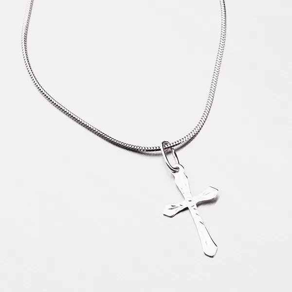 Křížek z bílého zlata 327-1134