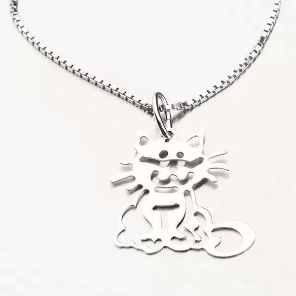 Stříbrný přívěsek kočka P1502728-1507-SLX