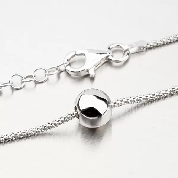Náhrdelník s kuličkami - stříbro N1701549-1264-SLX