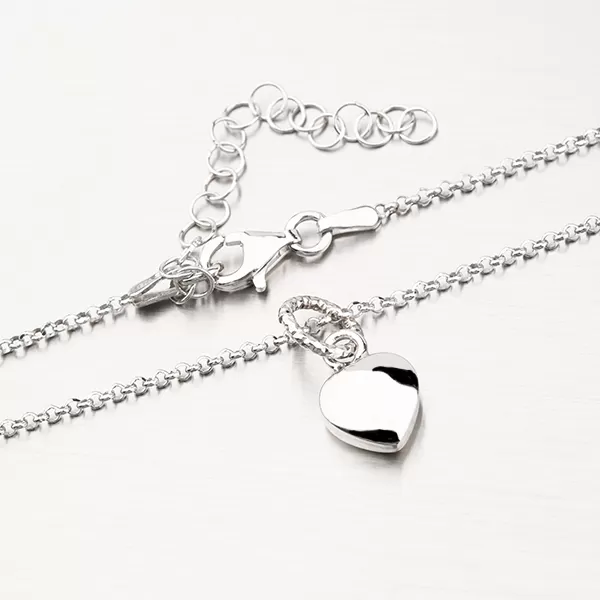 Stříbrný náhrdelník se srdcem N1702384-1264-SLX