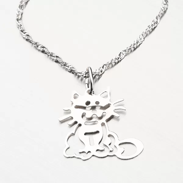 Stříbrný přívěsek kočka P1502728-1507-SLX