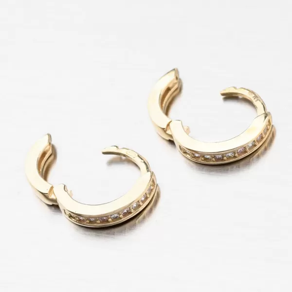 Zlaté kroužky se zirkony 52GZ-3342ZRB