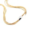 Dámský náhrdelník stříbro 925 zlacený pro ženy N2101119-2619-SLX