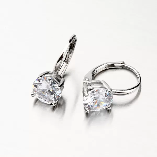 Stříbrné náušnice se zirkonem PKL-2090