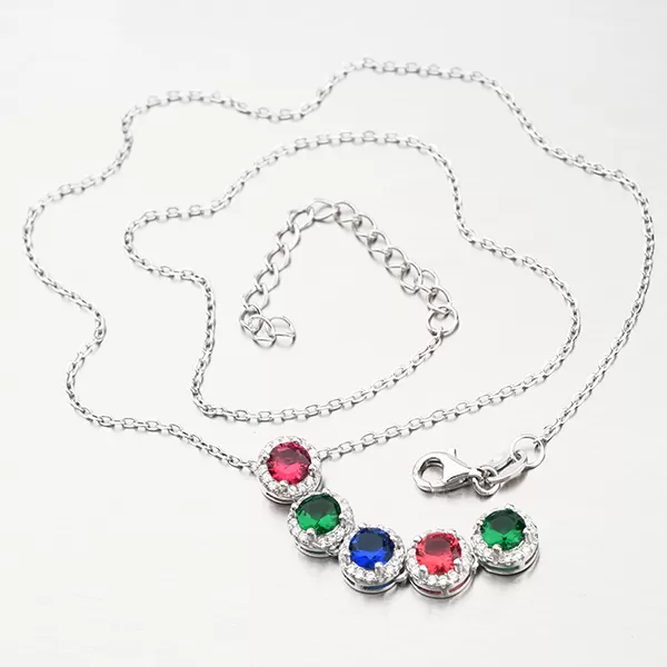 Stříbrný náhrdelník pro ženy N1603487-1905-SLX