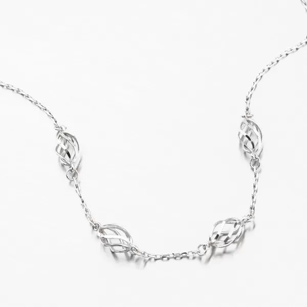 Náramek z bílého zlata 614A-009