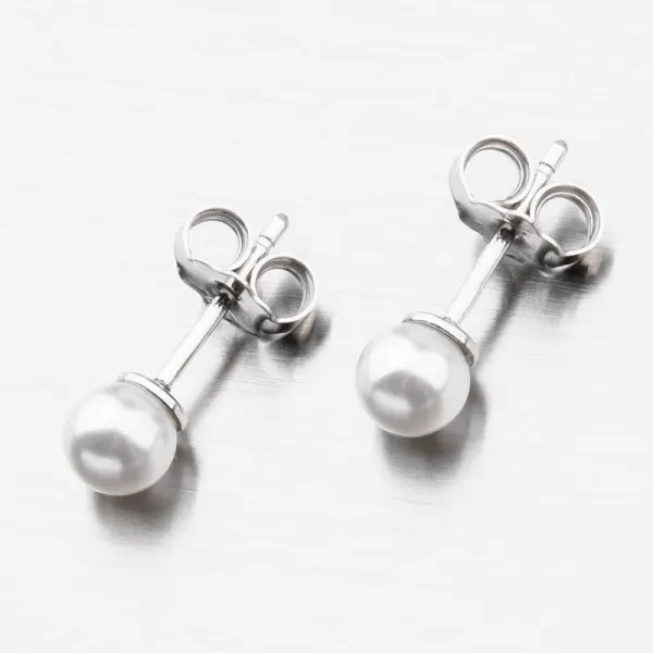 Náušnice pecky s perlou E2200445-1132-SLX