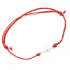 Náramek stříbro 925 provázkový s křížkem BST-14713-R