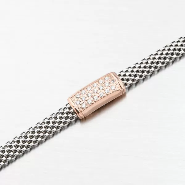 Náramek - stříbro 925 se zirkony B1400750-1304-SLX