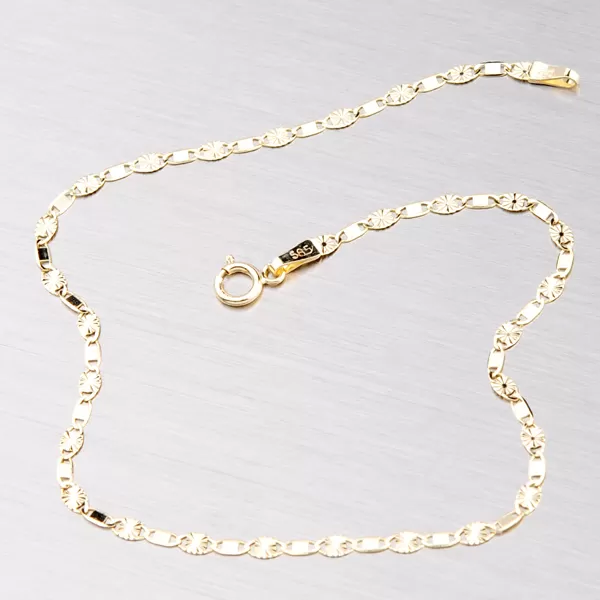 Řetízek s gravírovanými ploskami 45-1391