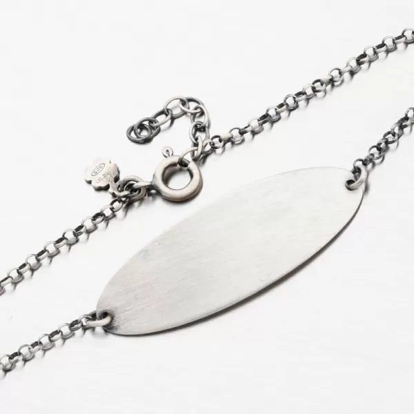 Stříbrný náramek s destičkou B1801279-0532-SLX