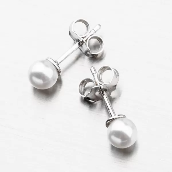 Náušnice pecky s perlou E2200445-1132-SLX