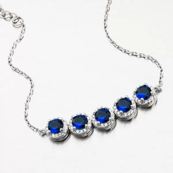 Stříbrný náramek se zirkony B1603410-1905-SLX