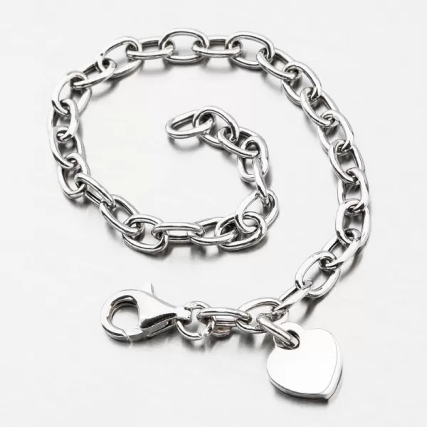 Náramek se srdíčkem - stříbro 925 B1400637-1264-SLX