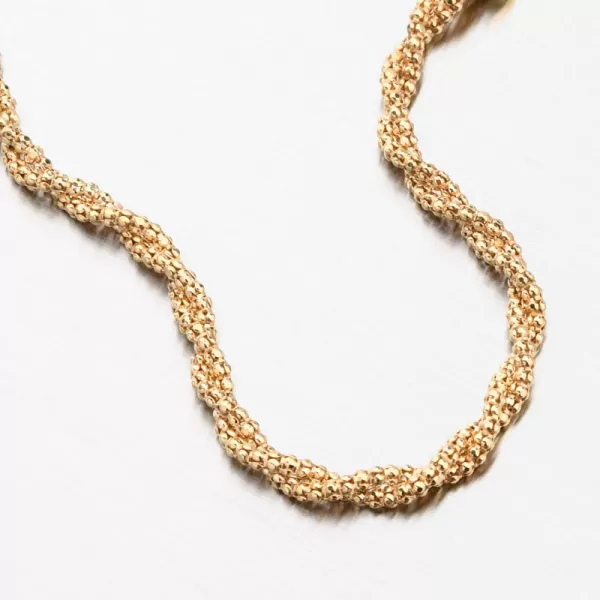 Stříbrný náramek v barvě zlata B1403579-1264-SLX