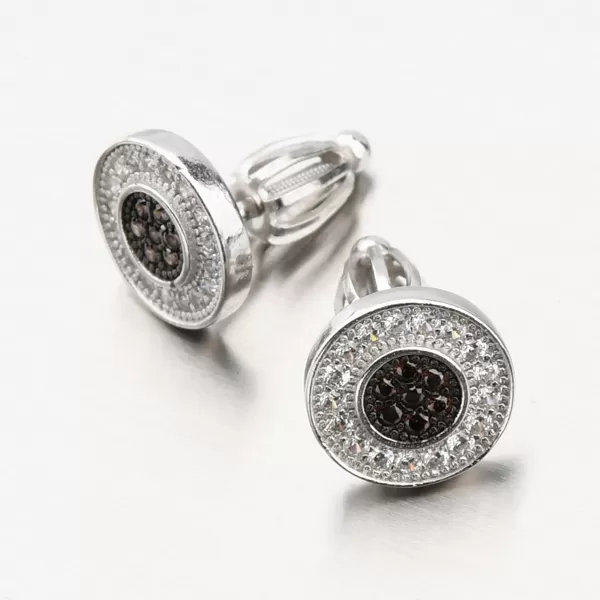 Stříbrné náušnice pecky se zirkony UPST-121567S