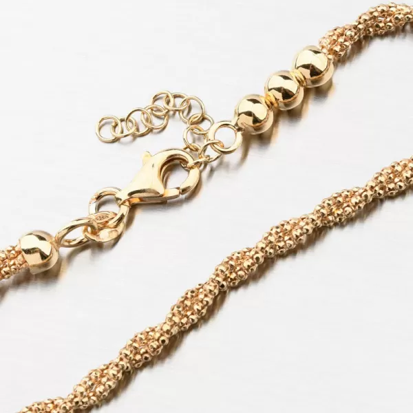 Stříbrný náramek v barvě zlata B1403579-1264-SLX