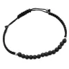 Náramek stříbro 925 provázkový Shamballa s kuličkami BST-14360