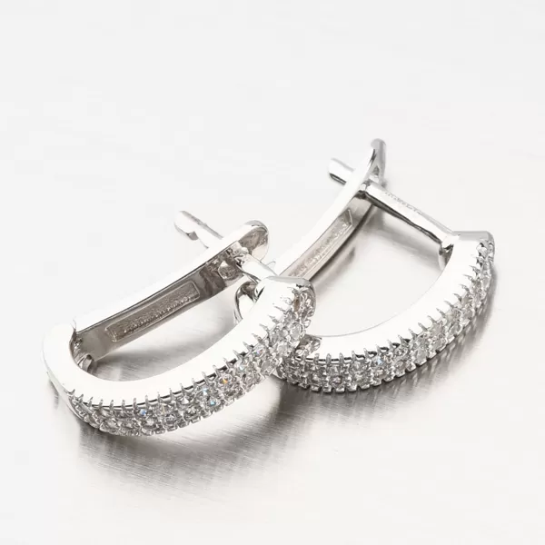 Dámské náušnice stříbro 925 zirkon UCST-121989