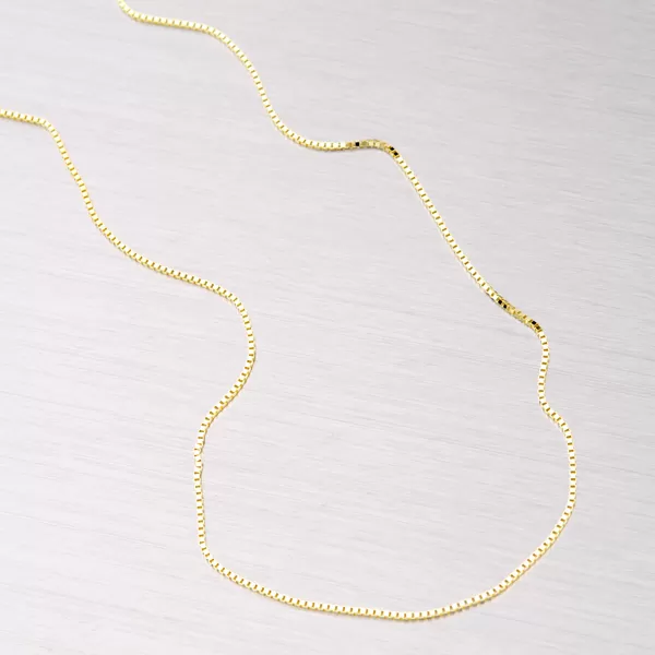 Zlatý řetízek - benátské kostičky 45-1377