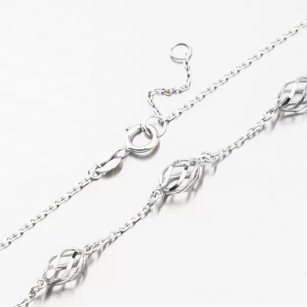 Náramek z bílého zlata 614A-009