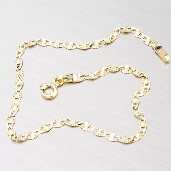 Zlatý řetízek s gravírováním 45-1408