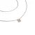 Dámský náhrdelník zlato mix 585/1000 přírodní diamant 0.130 ct Champagne 10828-NH02-B-Champ