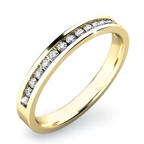 Zásnubní prsten s diamanty ZP-10812D-ZL