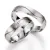 Snubní prsteny bílé zlato 585 přírodní diamant 0.045 ct SP-519