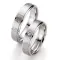 Snubní prsteny bílé zlato 585 přírodní diamant 0.045 ct SP-522