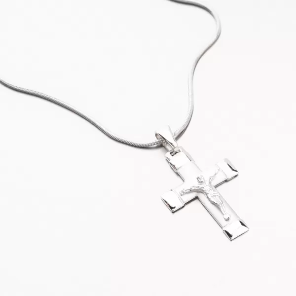 Stříbrný přívěsek Ježíš Kristus P1901675-1132-SLX