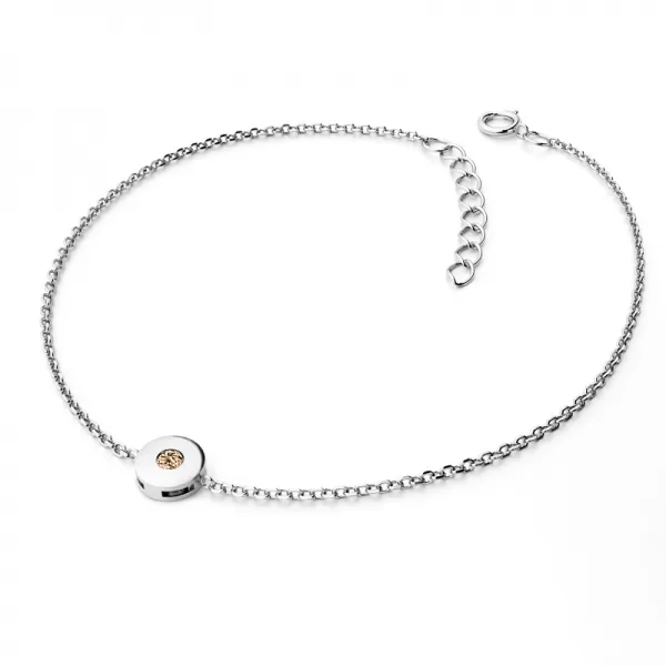 Zlatý náramek s diamantem 10911-NR01-B