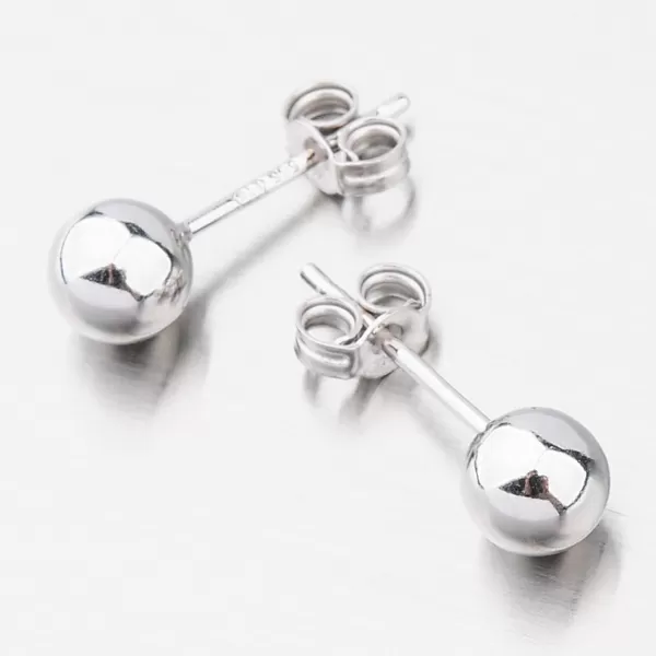 Zlaté náušnice pecky 4 mm 148P-121082-04