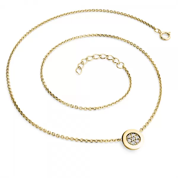 Náhrdelník s brilianty 10902-NH01-ZL