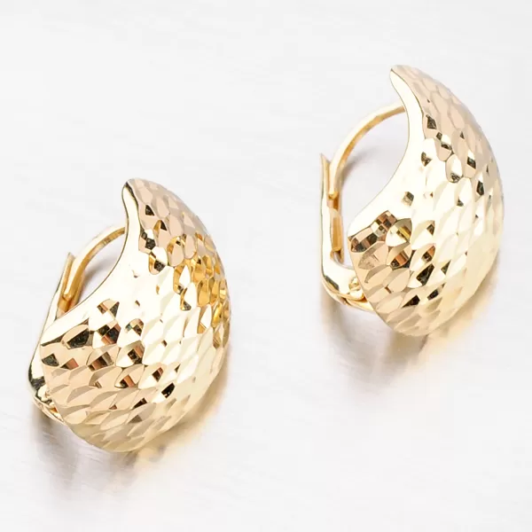 Zlaté náušnice 12-666