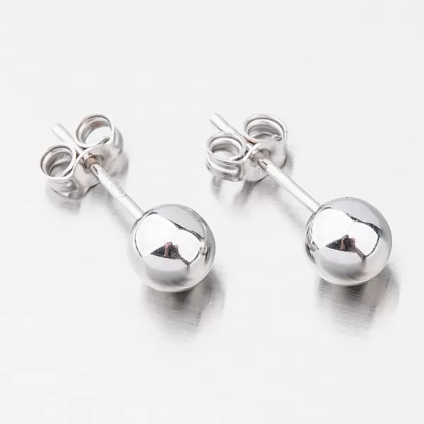 Zlaté náušnice pecky 4 mm 148P-121082-04