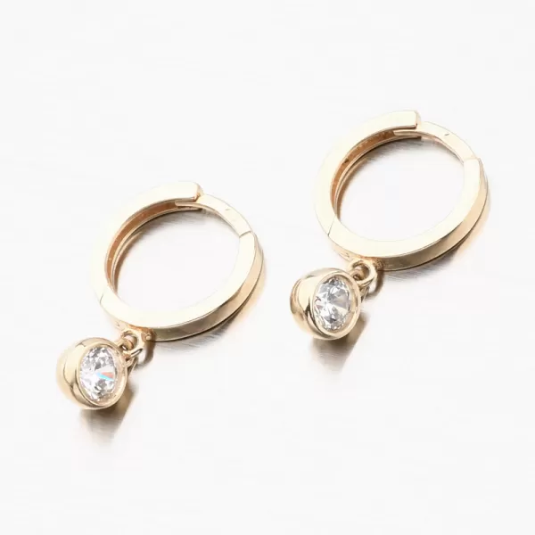 Zlaté kroužky se zirkonem 12-699