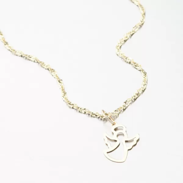 Zlatý přívěsek anděl 13-398