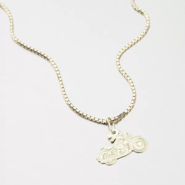 Zlatý přívěsek motorka Harley PAMŠ-131790V