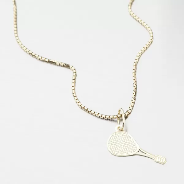 Zlatý přívěsek tenisová raketa PAMŠ-131213