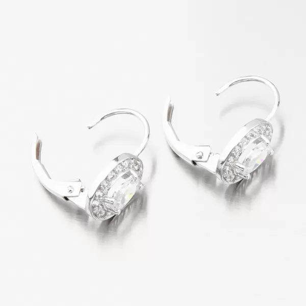 Zlaté náušnice se zirkony 52GZ-8049-B-ZIR-KL