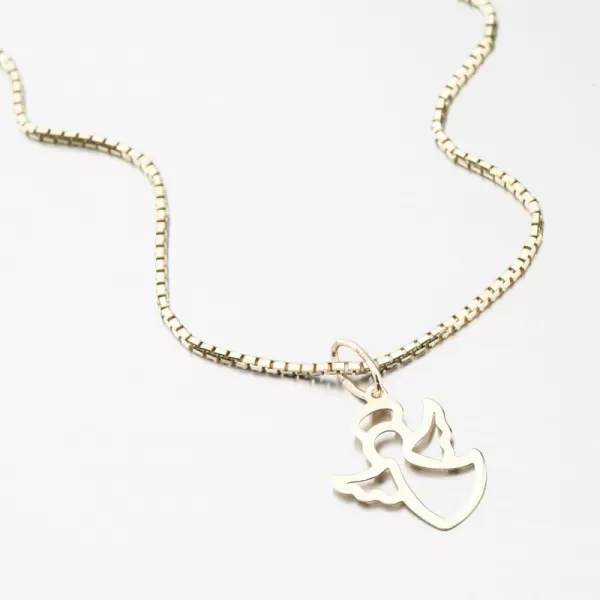 Zlatý přívěsek anděl 13-398