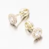 Zlaté pecky se zirkony 52GZ-2745-ZL-ZIR