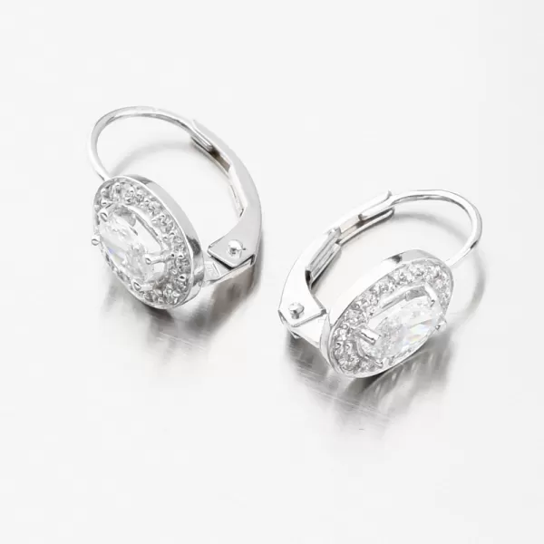 Zlaté náušnice se zirkony 52GZ-8049-B-ZIR-KL