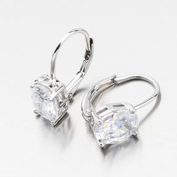 Stříbrné náušnice se zirkonem UCST-123444