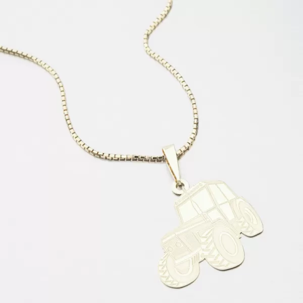 Zlatý přívěsek traktor PAMŠ-130788