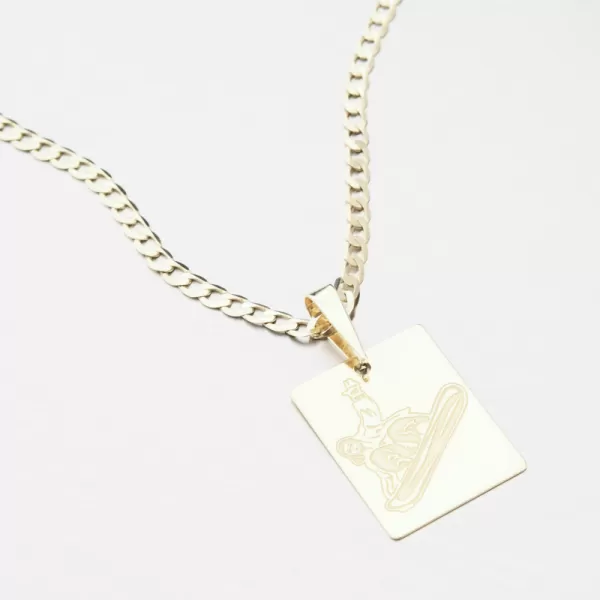 Zlatý přívěsek snowboardista PAMŠ-130750